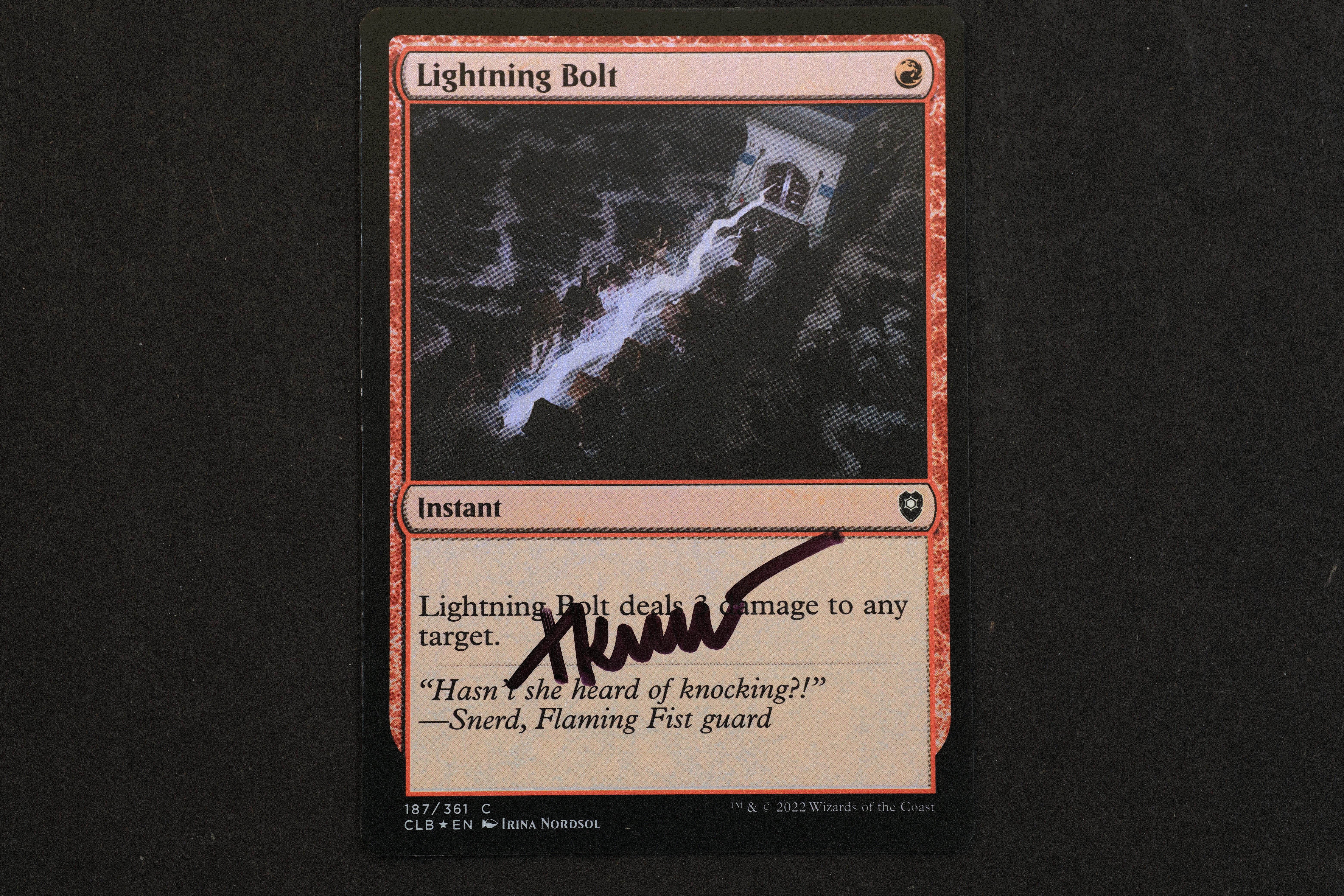 Irina Nordsol – MountainMage MTG Signature Service
